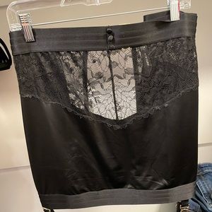 Torrid spanking skirt/garter belt